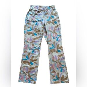 Juicy Couture Velour Floral Wide Leg Lounge Pants